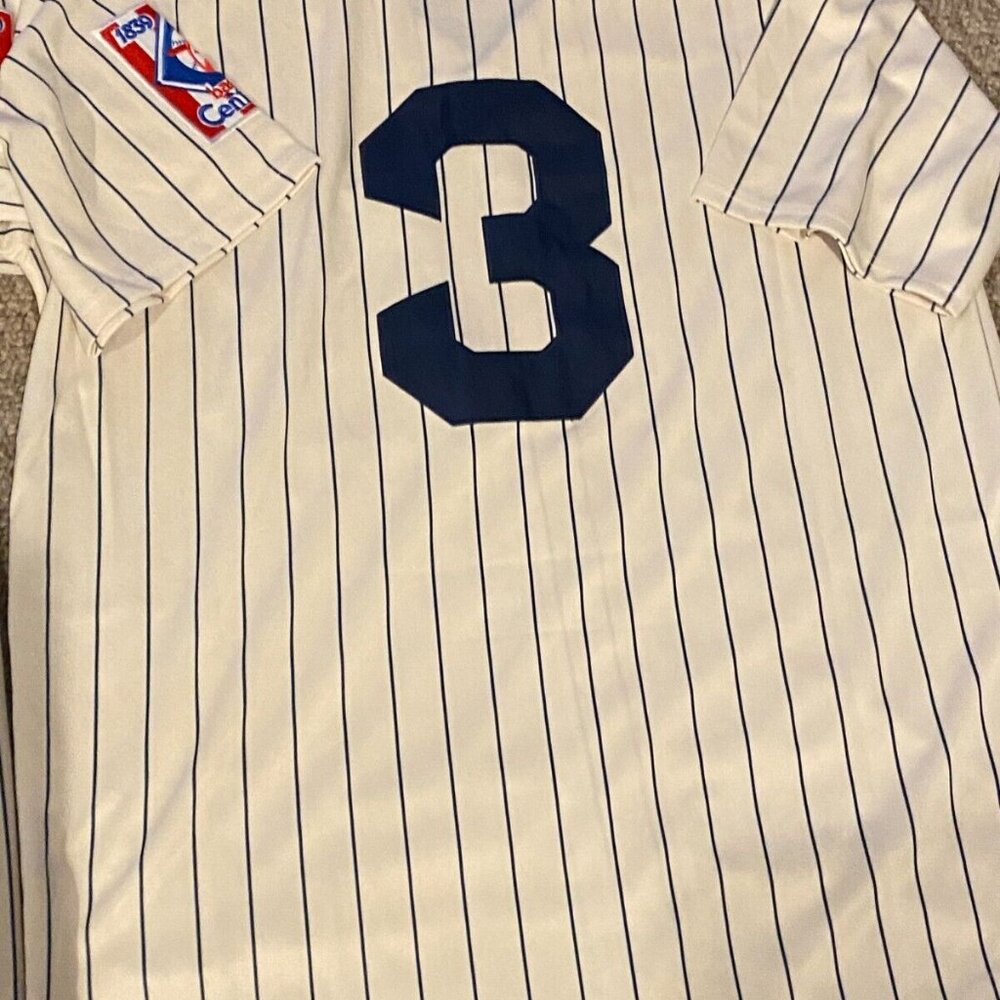1930's NEW YORK YANKEES BABE RUTH Men's JERSEY Sz M,L,XL,2XL New with tags - Picture 4 of 6